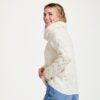 Super Soft Chunky Cable Cowl Neck Sweater - Natural - Image 5