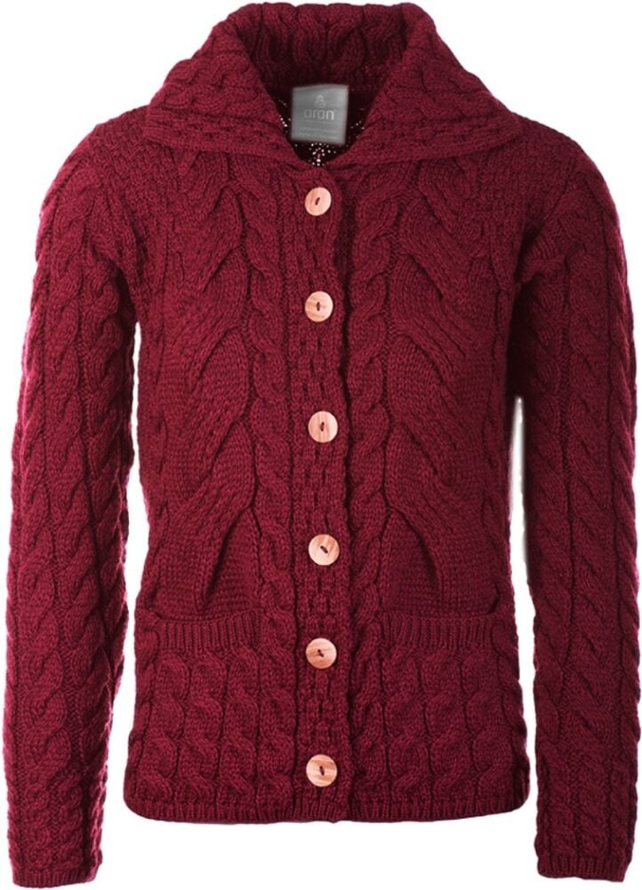 Women's Irish Wool Aran Sweater