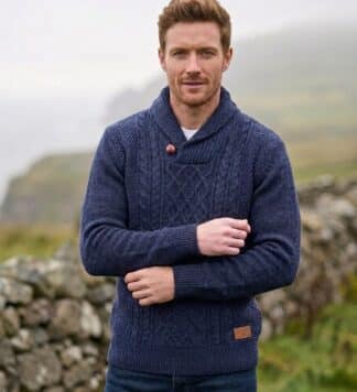 Irish Sweater for Men - Blue