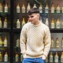 Classic Irish Wool Sweater - natural