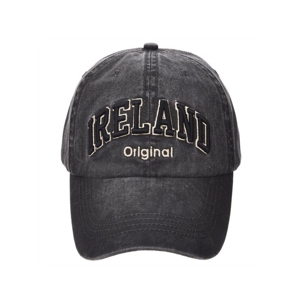 Ireland Embroidered Baseball Cap – Dark Gray