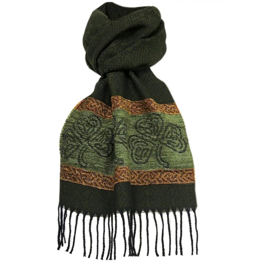 Celtic Shamrock Scarf.