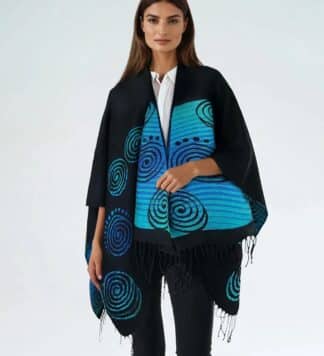 Celtic Triskele Design Ruana for Women.