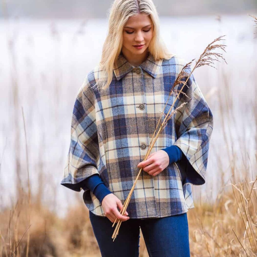 Country Cape - Blue Plaid