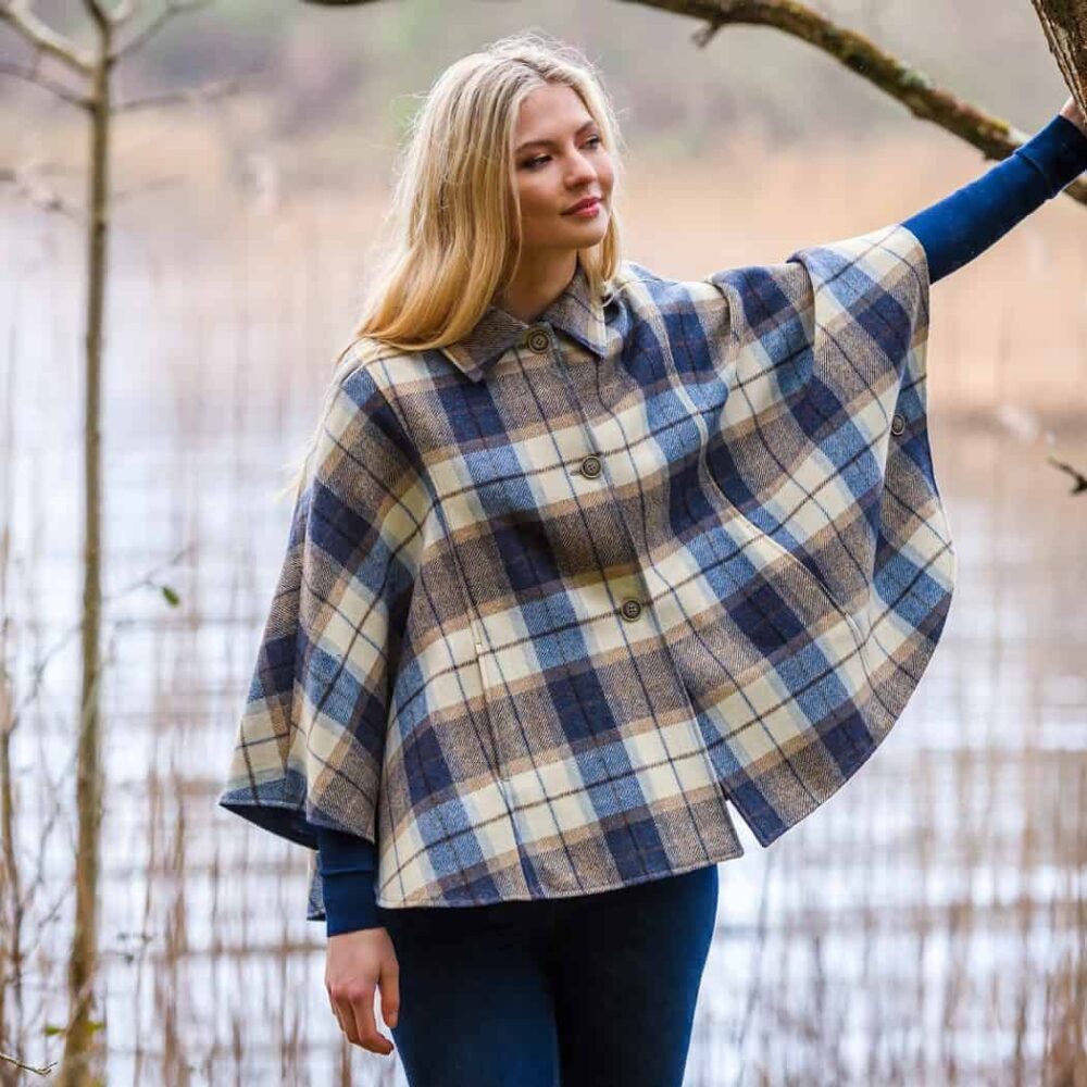Country Cape - Blue Plaid