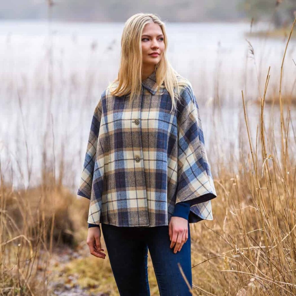 Country Cape - Blue Plaid