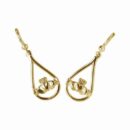 Gold Claddagh Earrings