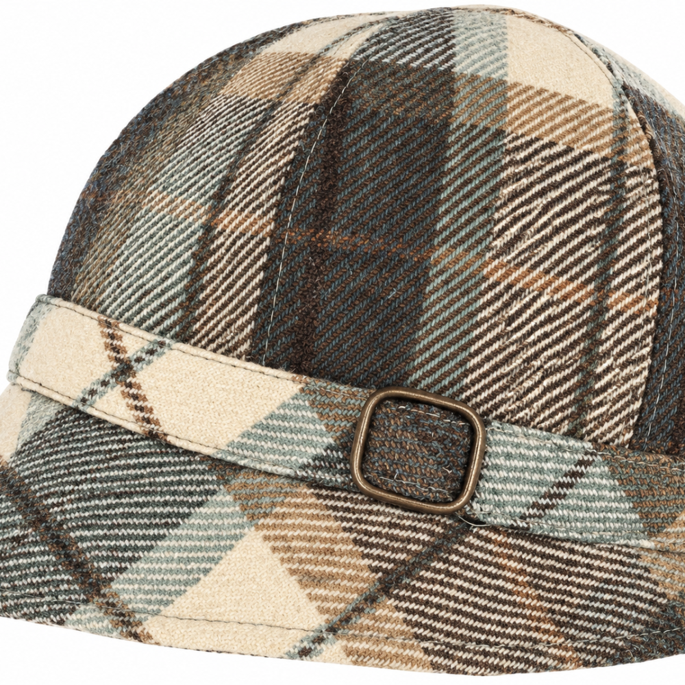 Irish Tweed Flapper For Women – Cream, Brown, Sage
