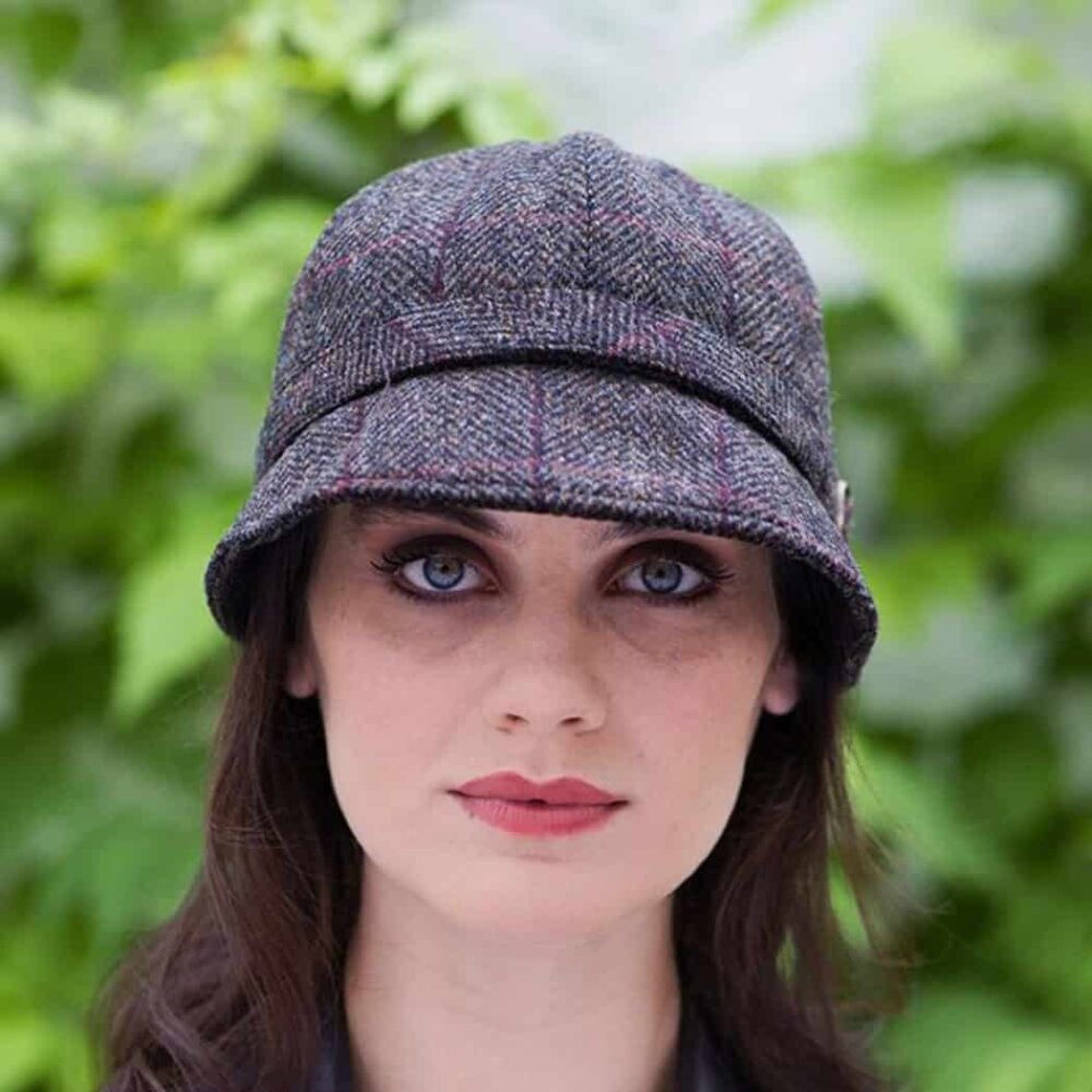 Irish Tweed Flapper For Women - Dark Brown