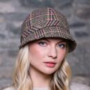 Ladies Irish Tweed Flapper Hat