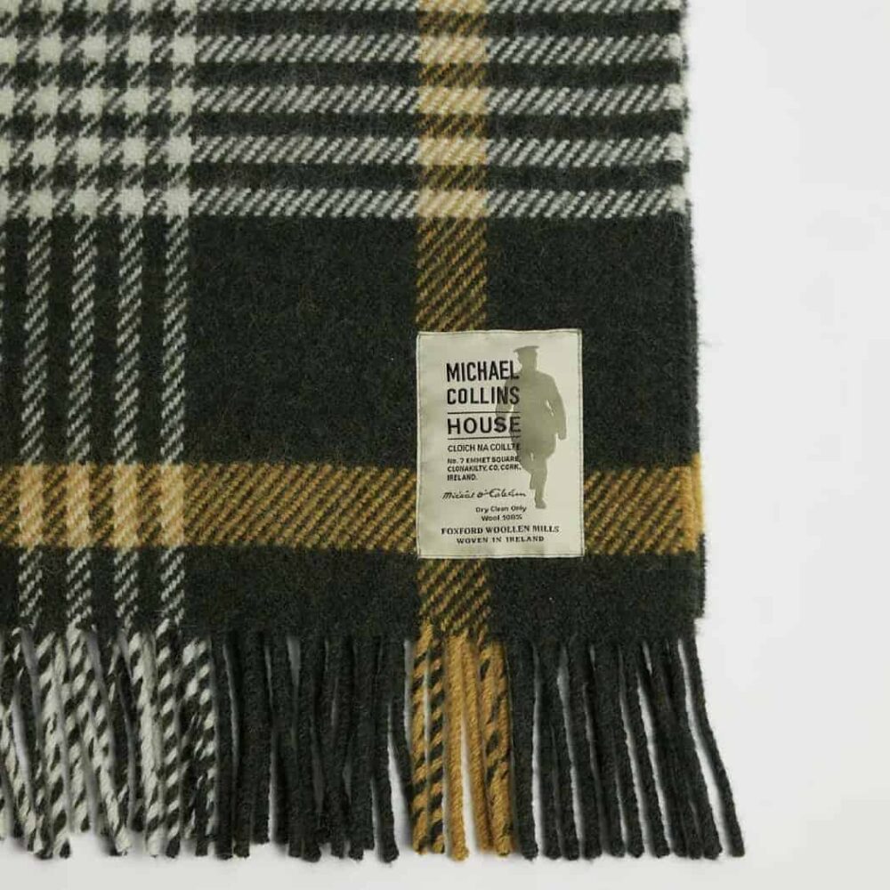 Michael Collins Wool Throw Blanket