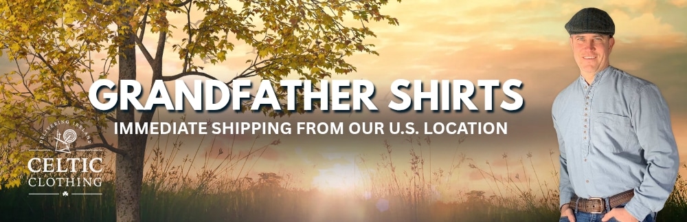 Irish Grandfather Shirts for Men