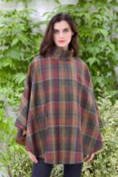 Ladies Poncho - Half Zip. Imported from Ireland.