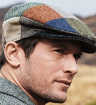 Traditional Irish Tweed Patch Cap