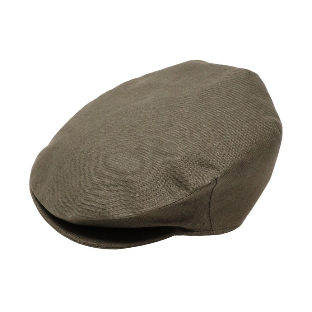 Irish Vintage Linen Cap - Khaki