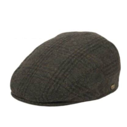 Irish Wool Ivy Flat Cap - Plaid