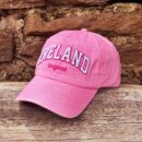 Irish Baseball Cap Pink. Adjustable Strap.