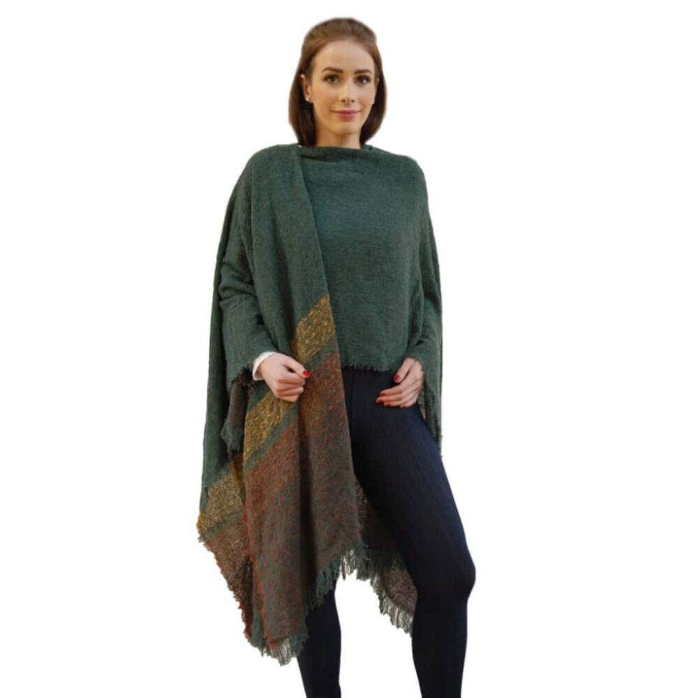 Irish Ruana, Green.