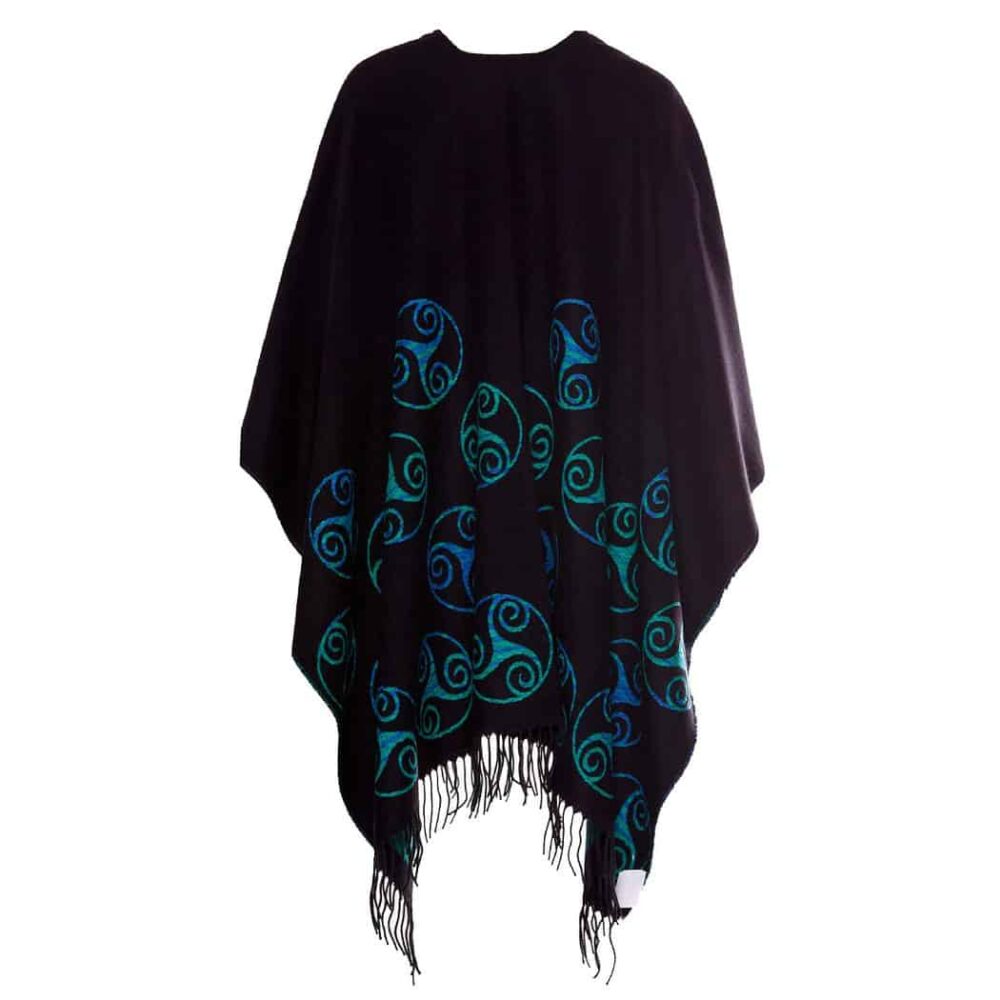Celtic Shawl for Women - Triskele Sprial Design