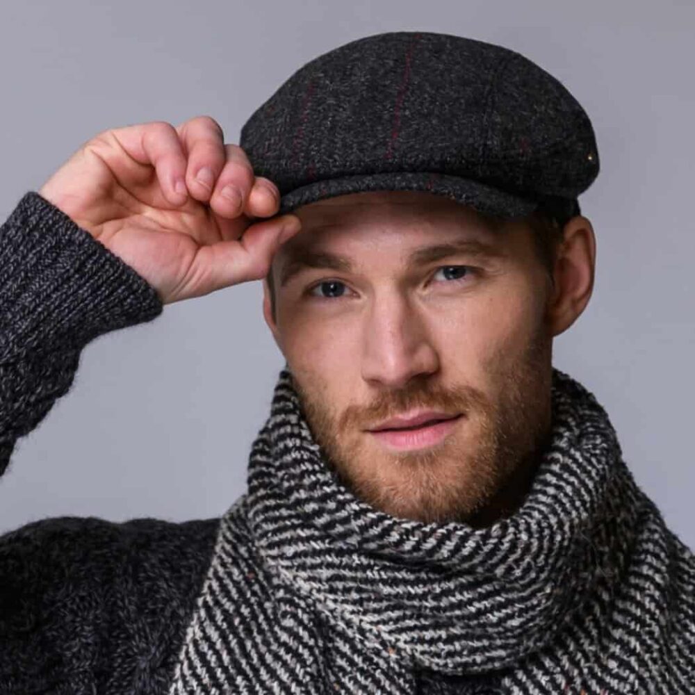 Irish Wool Kerry Cap - Gray