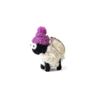 Mountain Sheep Key Chain - Purple
