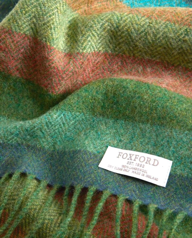 Multi-Color Lambswool Scarf from Ireland