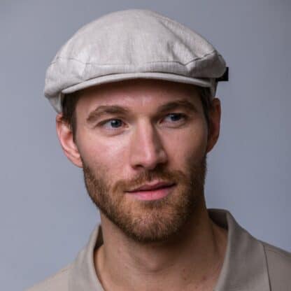 Summer Light Linen Cap | Stone - Image 2