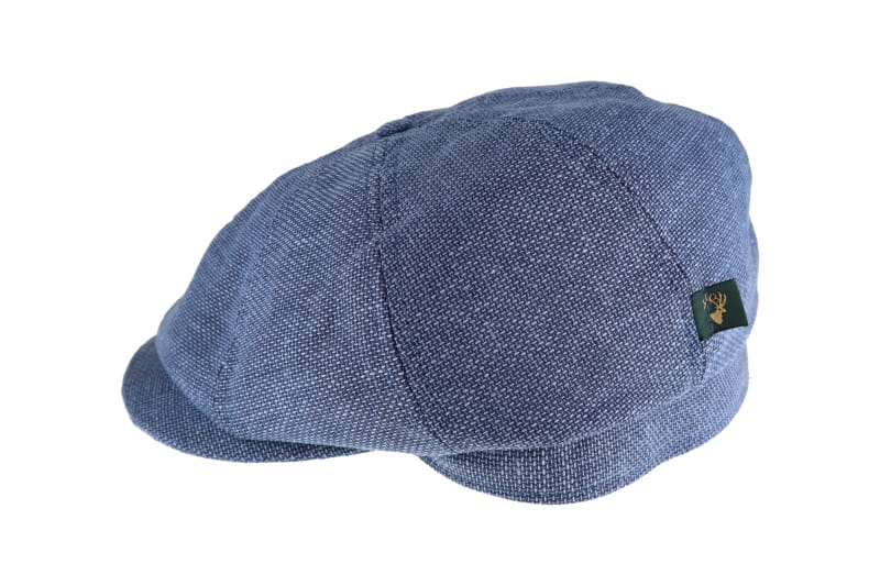 Irish Linen Light 8 Piece Summer Cap |  Denim Blue