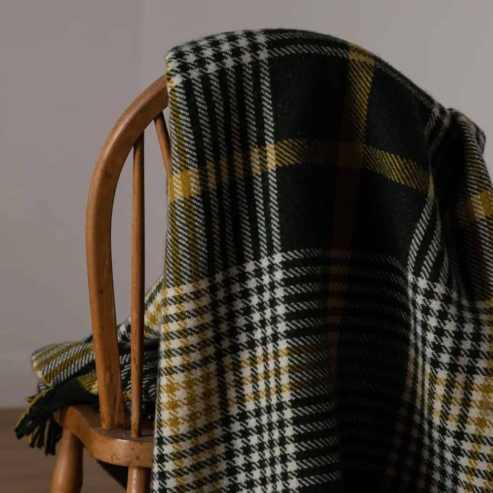 Michael Collins Wool Throw Blanket