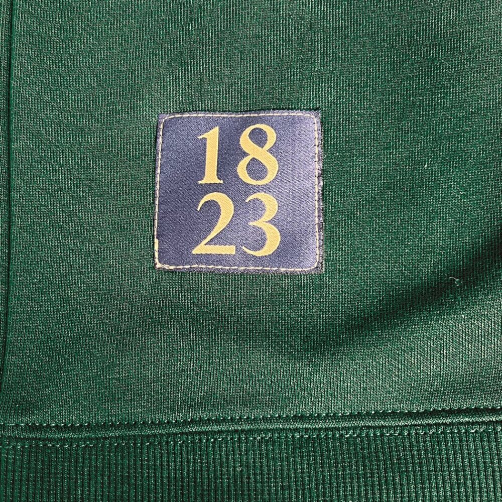 Ireland Quarter Zip Embroidered Sweatshirt - Green