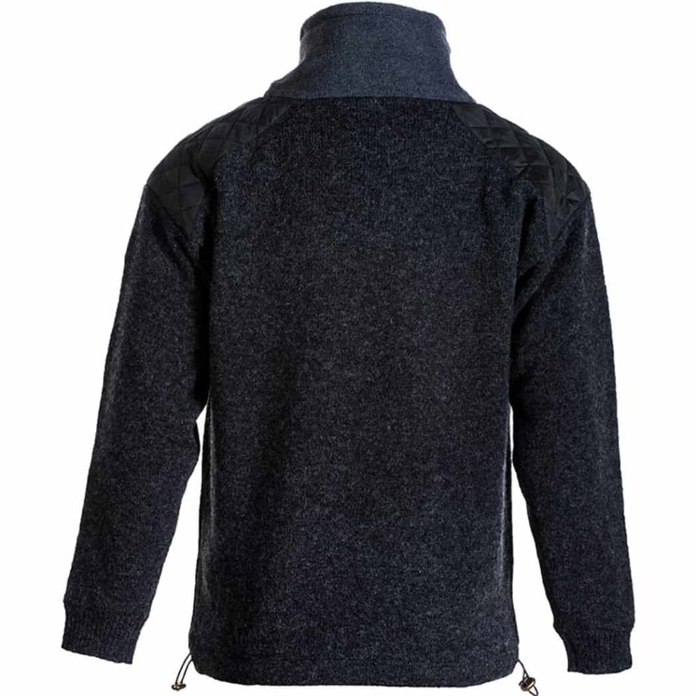 Men's Irish Cowl Neck Pullover Sweater - Gray