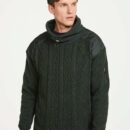 Cowl Neck Pullover Sweater - Green
