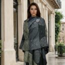 Celtic Knot Ruana for Women. Ash Gray.