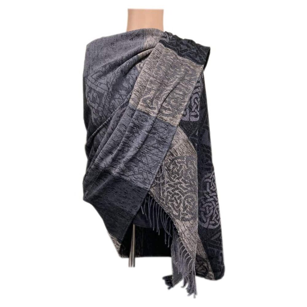 Ladies' Celtic Knot Wrap - Ash