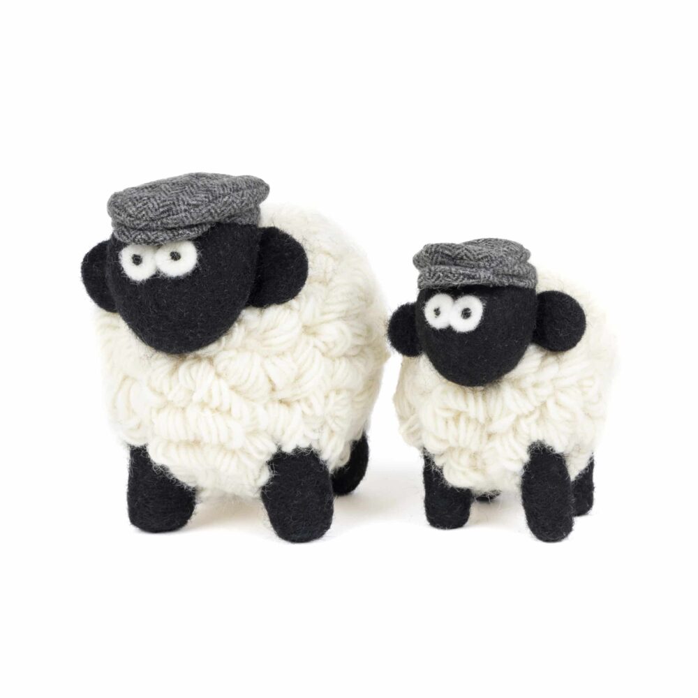 Knit Bit Irish Sheep Collectable - Gray Hat