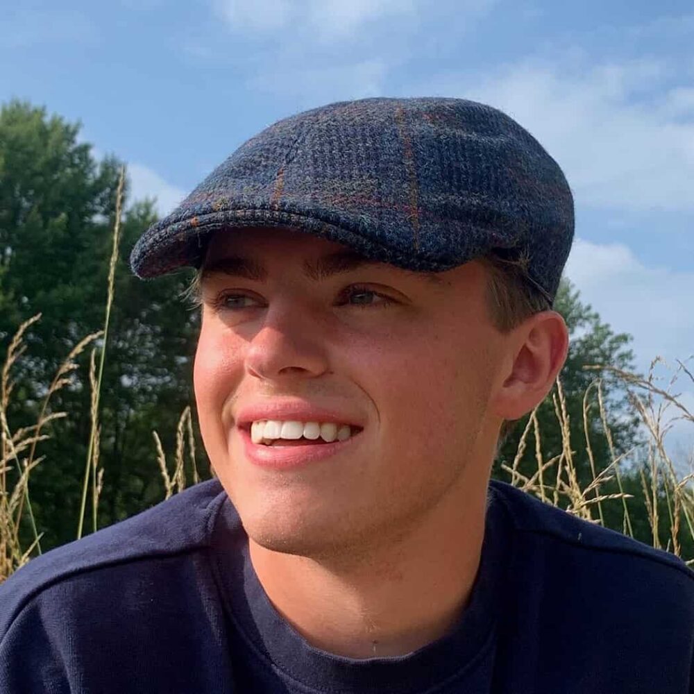 Scots Irish Flat Cap Blue.