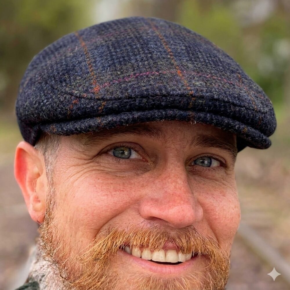 Scots-Irish Harris Tweed Cap.