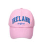Ireland Embroidered Baseball Cap - Light Pink