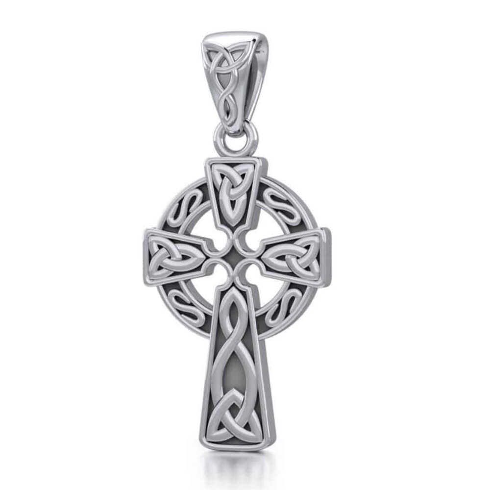 Silver jewelry Celtic Cross Pendant
