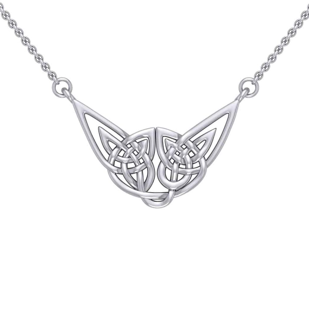 Silver Celtic necklace