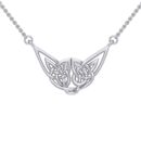 Silver Celtic necklace