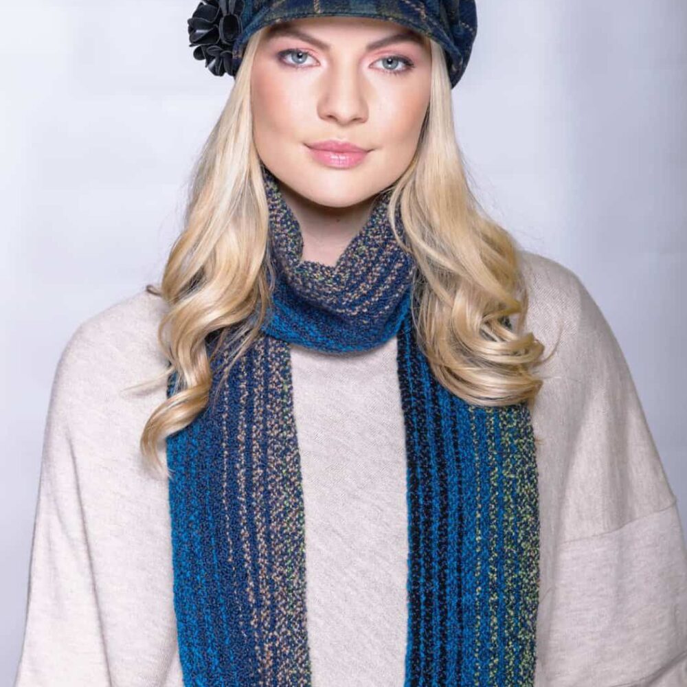 Ladies Newsboy and Skellig Scarf Combo