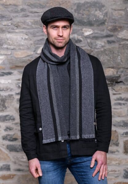 Irish Wool Kerry Cap - Gray - Image 3