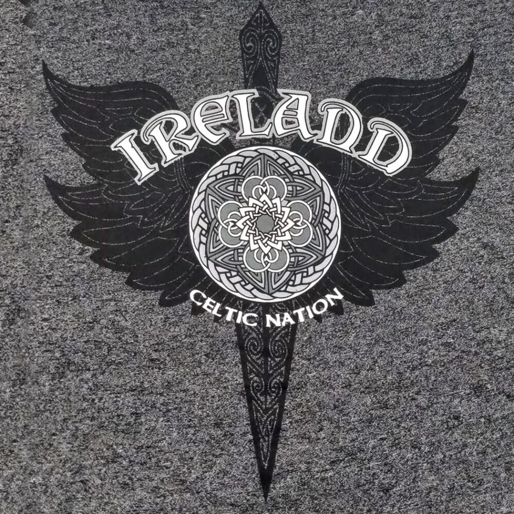 Irish Dagger T-Shirt - Heather Gray