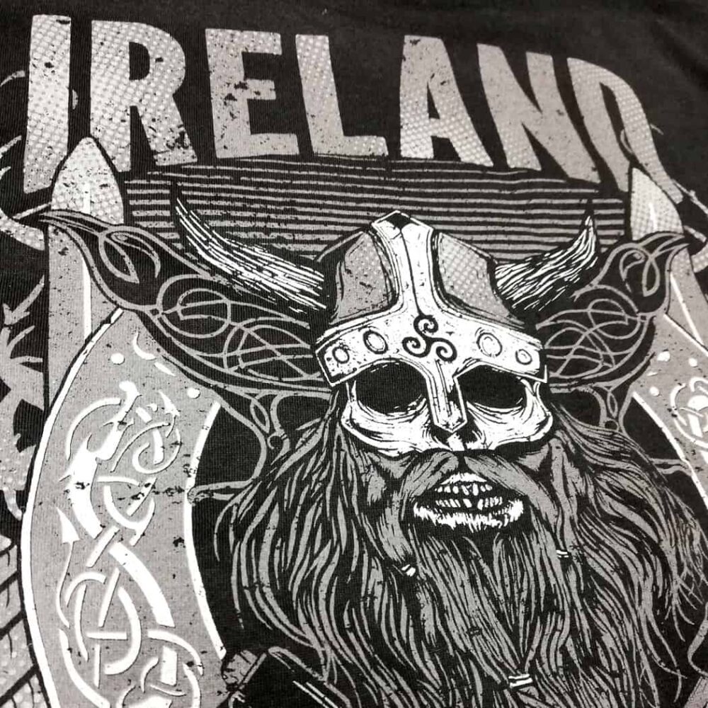 Irish Celtic Pride Viking T-Shirt - Black