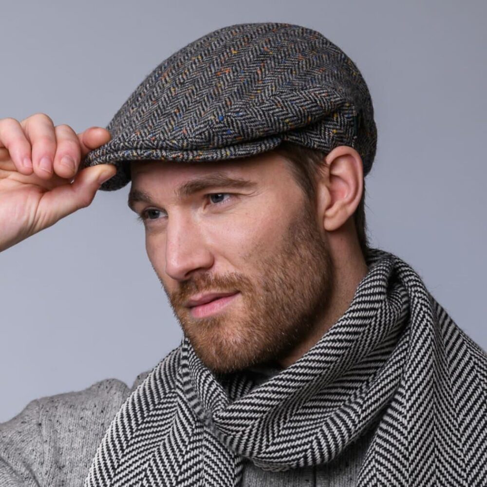 Ivy Trinity Cap - Gray Herringbone