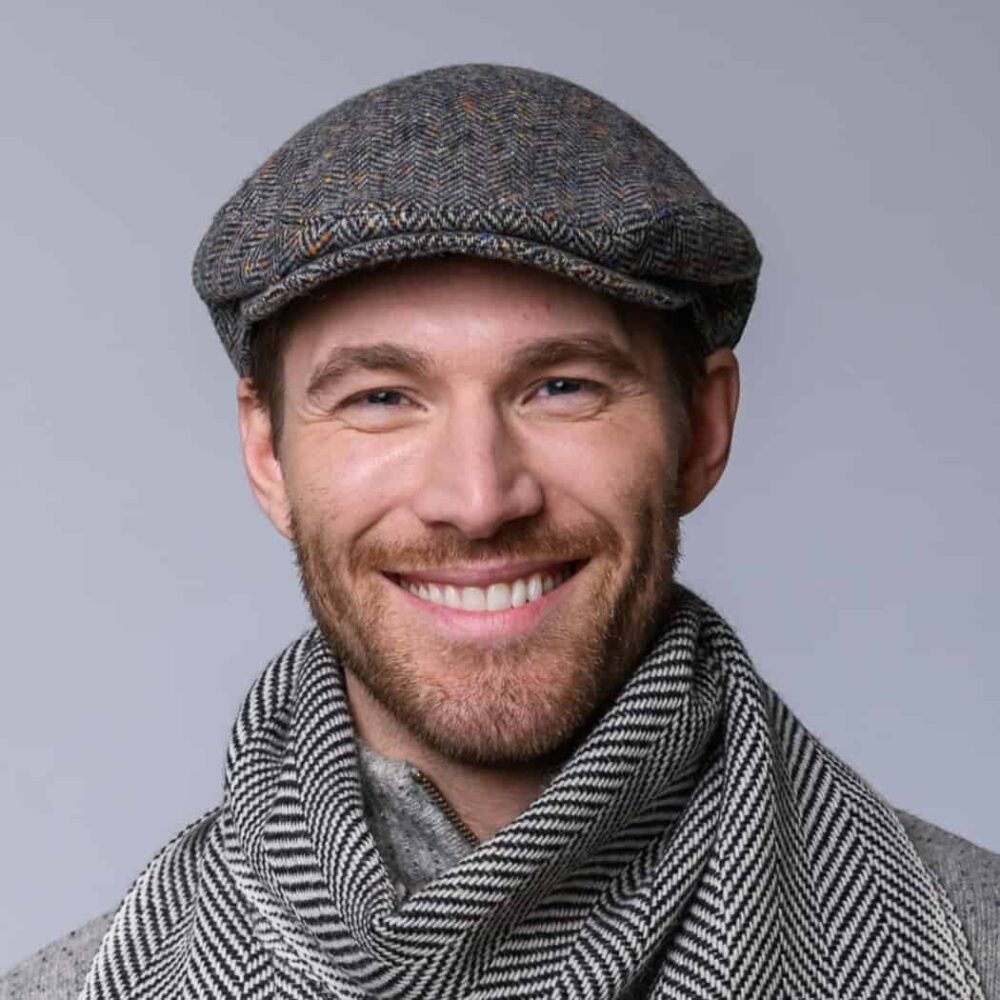 Ivy Trinity Cap - Gray Herringbone