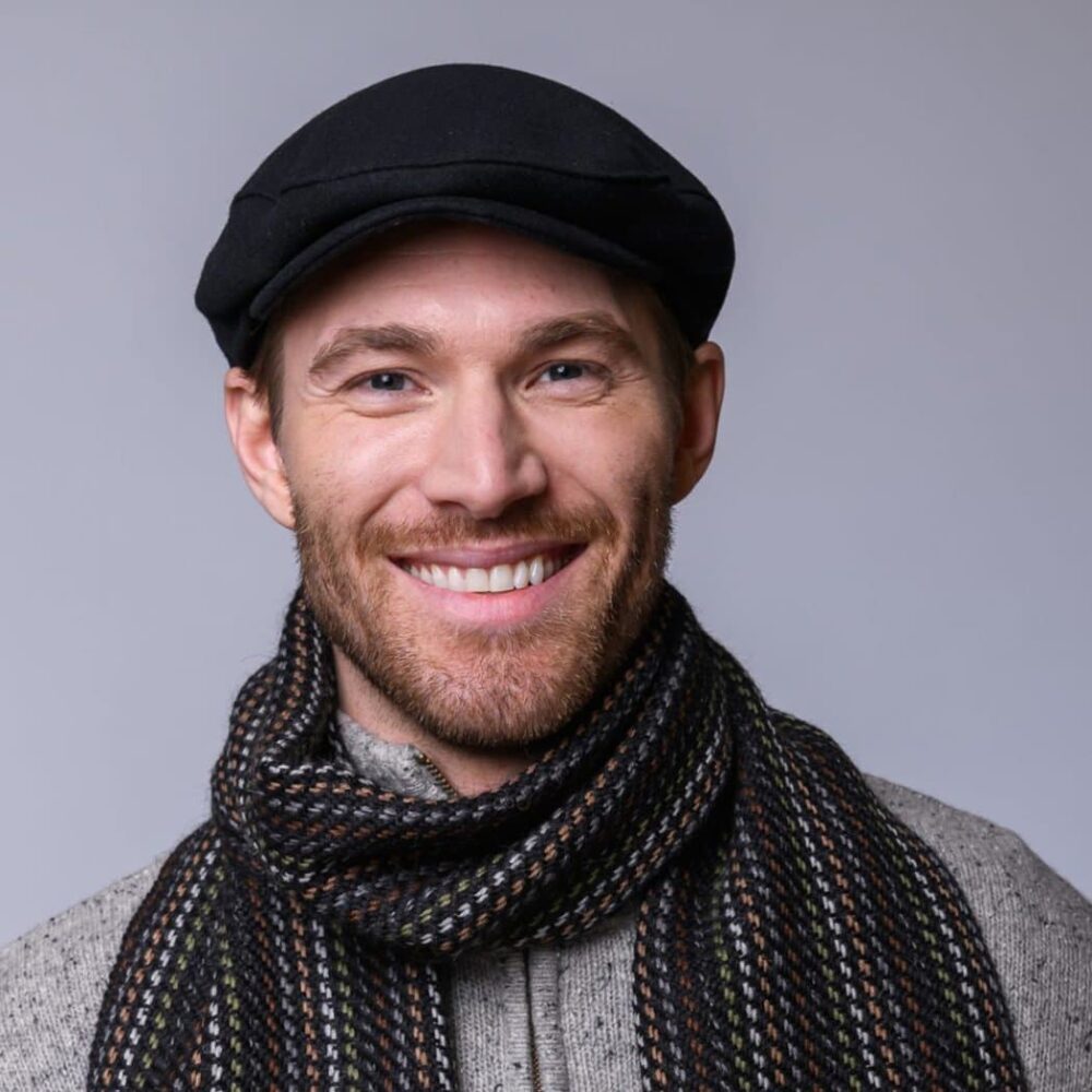 Irish Tweed Trinity Flat Cap - Black