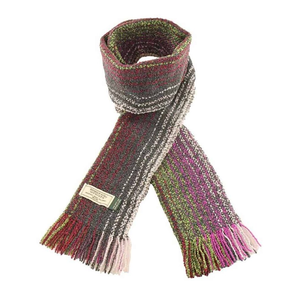 Merino Wool Skellig Scarf For Women - Violet