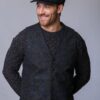 Irish Tweed Vest For Men - Thin Blue Line